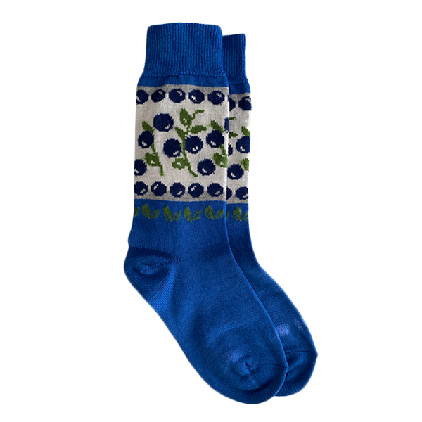 Jaana Huhtanen Blueberry Merino Wool Socks