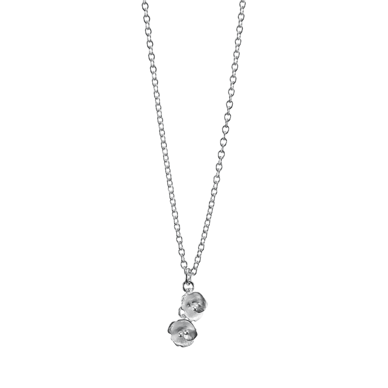 Kalevala Summer Night Rose Silver Necklace