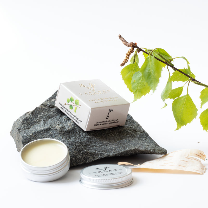 Lapland Cosmetics Tallow Face & Body Balm - Birch 20 ML TIn