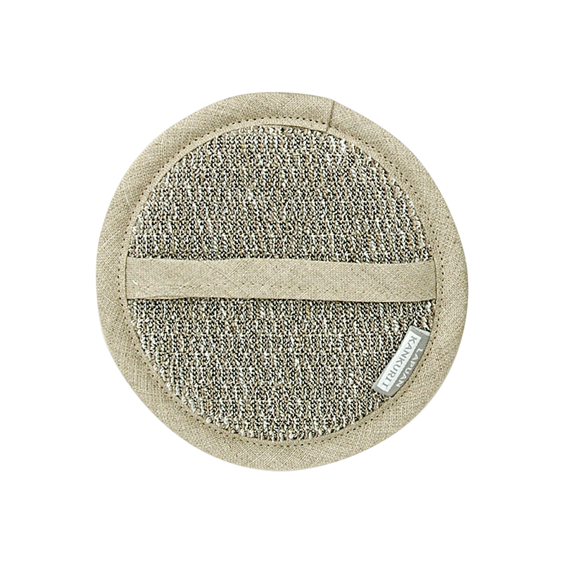 Lapuan Kankurit Meri Exfoliating Scrub Pad, white/linen/black