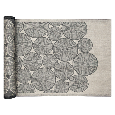 Lapuan Kankurit Motti Sauna Bench Cover, linen/black