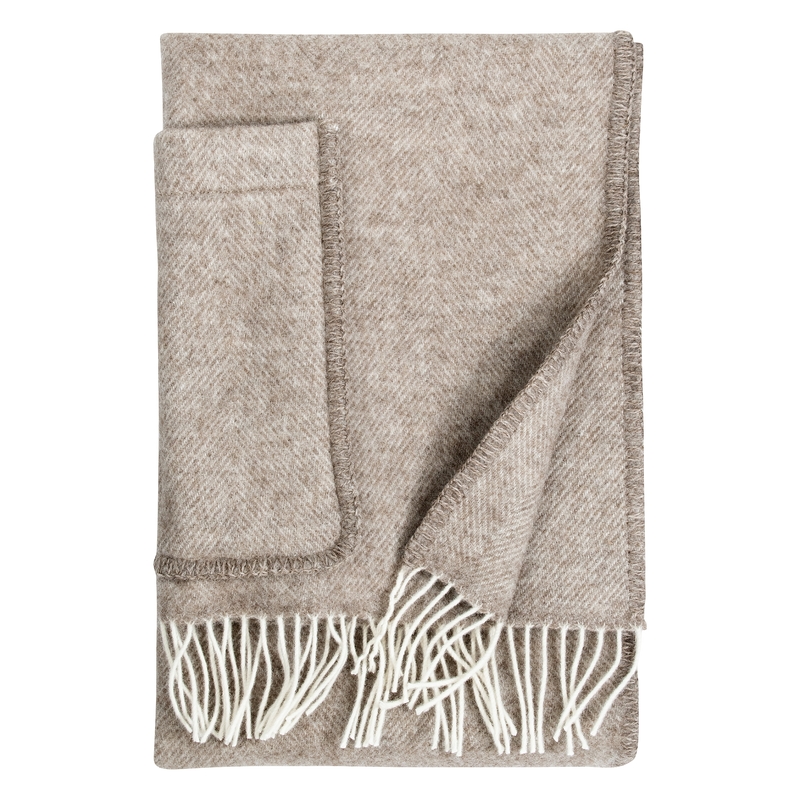 Lapuan Kankurit Arvo Pocket Shawl, white/beige