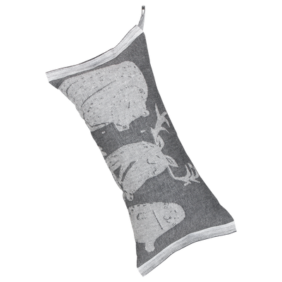 Lapuan Kankurit Eläinten Sauna Pillow, white/black