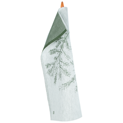 Lapuan Kankurit Havu Kitchen Towel, white/green