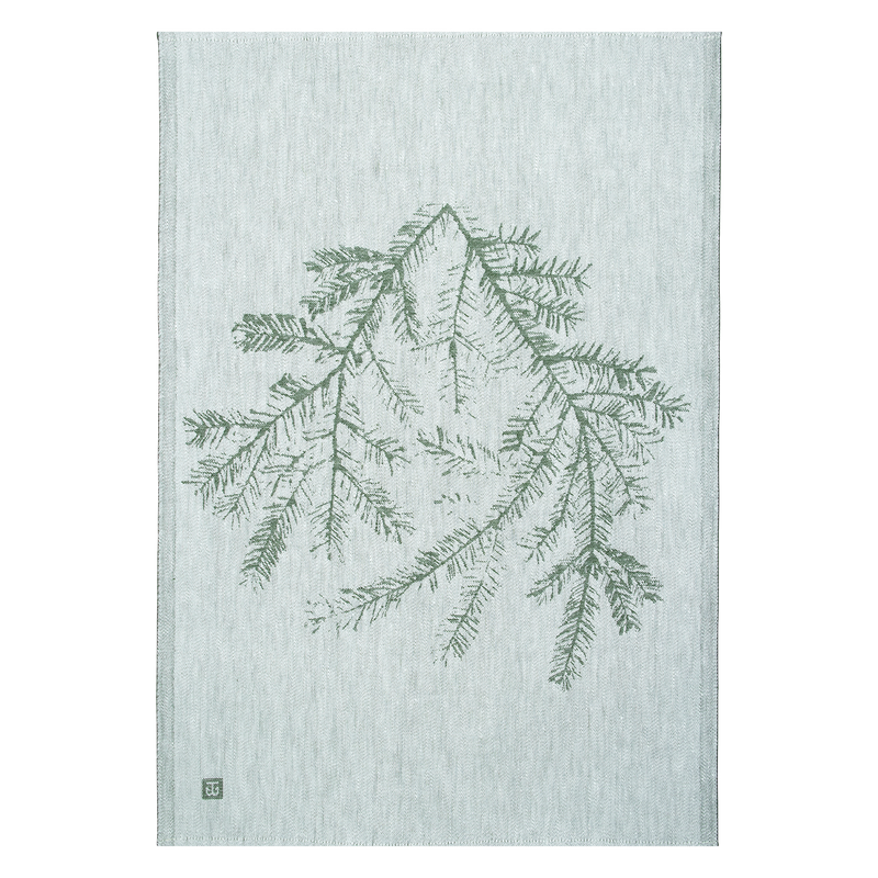 Lapuan Kankurit tree branch Kitchen Towel, white/green