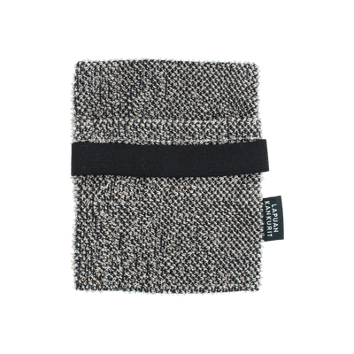 Lapuan Kankurit Kivi Soap Scrub Mitt, blacklinen