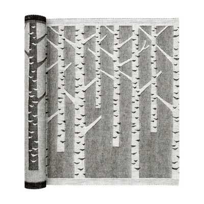 Lapuan Kankurit Koivu Sauna Bench Cover, white/black