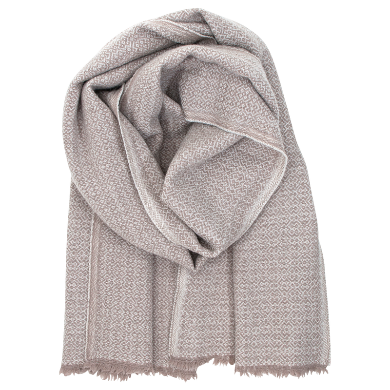Lapuan Kankurit Koli Wool Scarf, beige/white