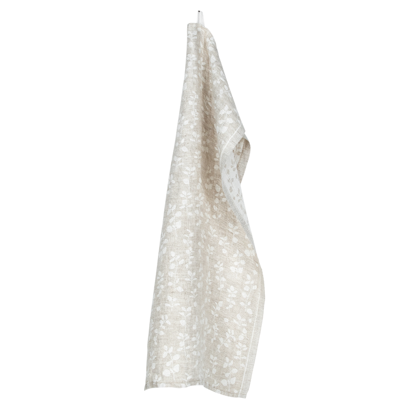Lapuan Kankurit Meirami Kitchen Towel, linen/white