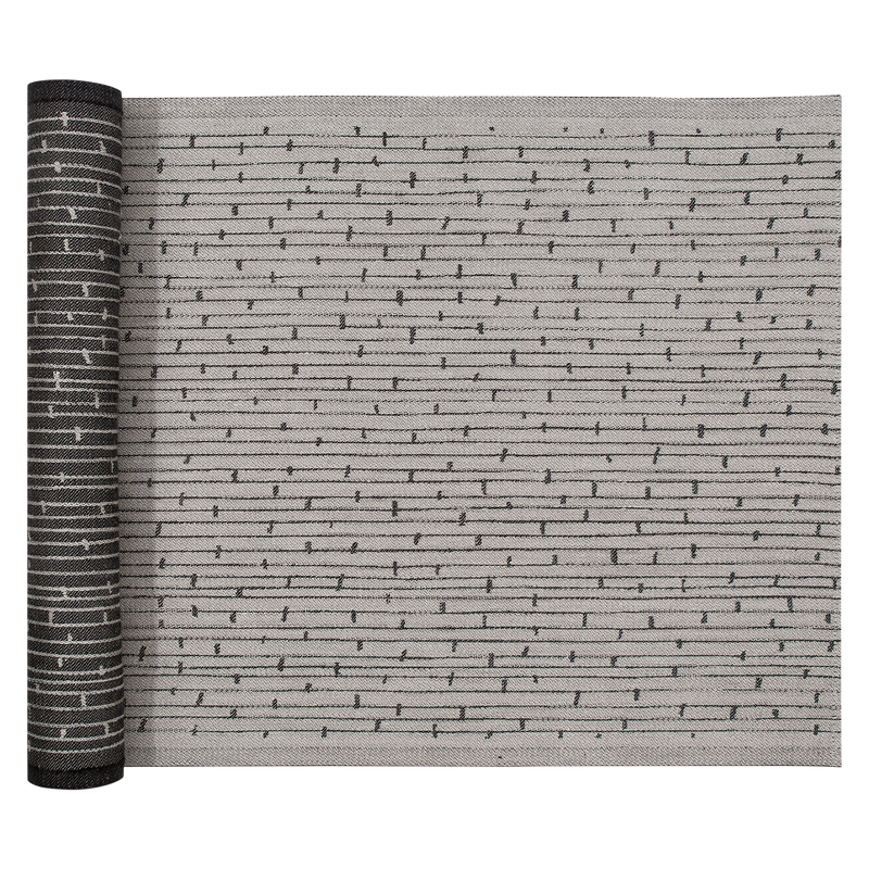 Lapuan Kankurit Metsä Sauna Bench Cover, linen/black