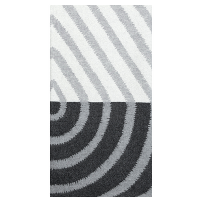 Lapuan Kankurit Metsälampi Wool Blanket, white/grey/black