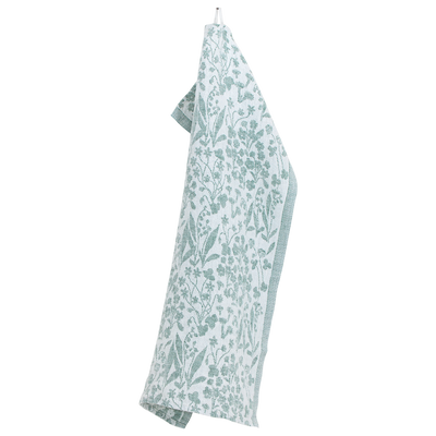 Lapuan Kankurit Niitty Kitchen Towel, white/green