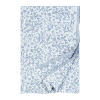 Lapuan Kankurit Niitty Linen Cloth, white/blue