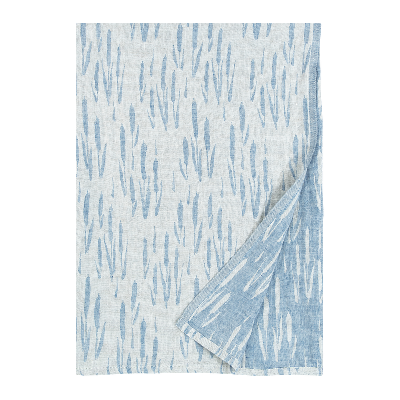 Lapuan Kankurit Osmankäämi Linen Cloth, linen/blue