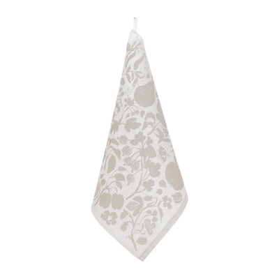 Lapuan Kankurit Puutarha Linen Napkin, white/linen