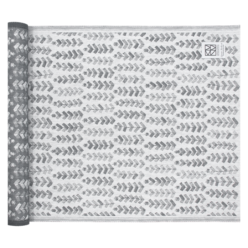 Lapuan Kankurit Ruusu x Hvittrask Sauna Bench Cover, white/grey