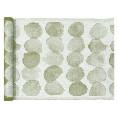 Lapuan Kankurit Sade Sauna Bench Cover, white/olive