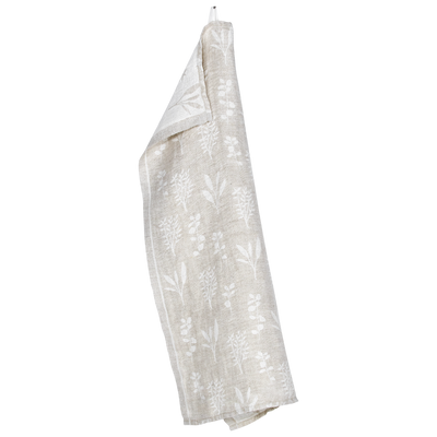 Lapuan Kankurit Salvia Kitchen Towel, linen/white