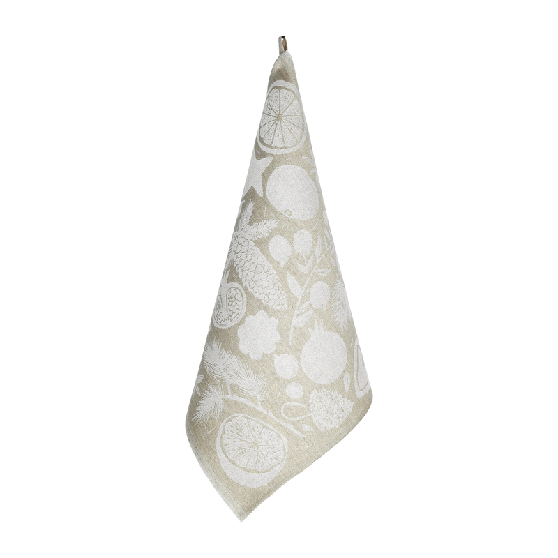 Lapuan Kankurit Talven Tuoksut Linen Napkin_white linen