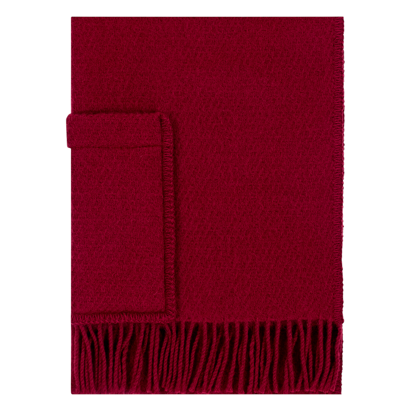 Lapuan Kankurit Uni Pocket Shawl, dark red
