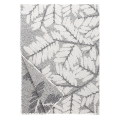 Lapuan Kankurit Verso Wool Blanket, grey/white