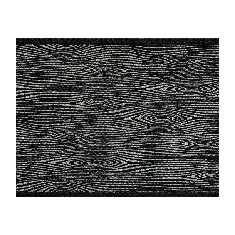 Lapuan Kankurit Viilu Sauna Seat Cover, black/linen