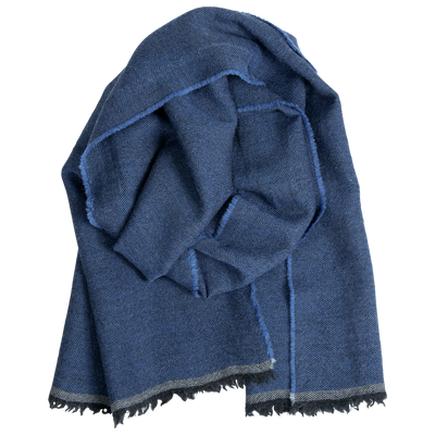Lapuan Kankurit Viiru Wool Scarf, black/blue