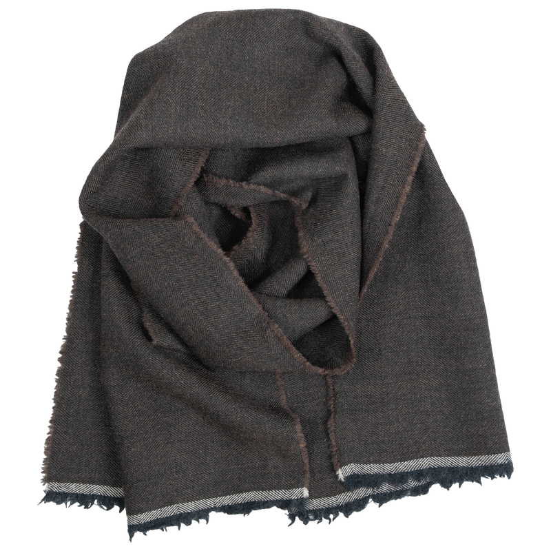 Lapuan Kankurit Viiru Wool Scarf, black/brown