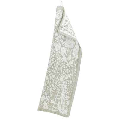 Lapuan Kankurit Villiyrtit Kitchen Towel, white/olive