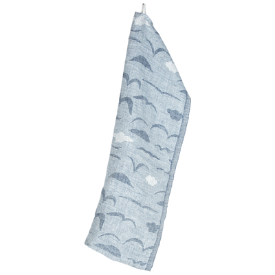 Lapuan Kankurit Rannalla Kitchen Towel, white/blue