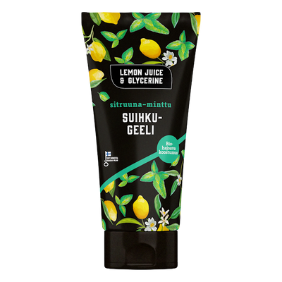 6.76 oz Lemon Juice & Glycerine Lemon-Mint Shower Gel