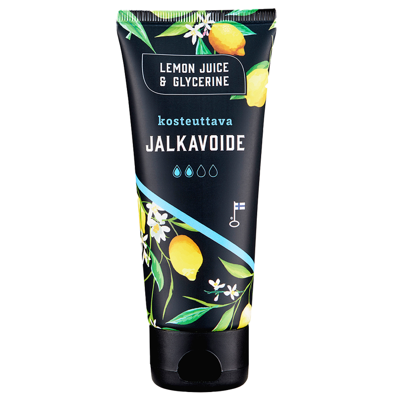 squeeze tube of Lemon Juice & Glycerine Moisturizing Foot Cream