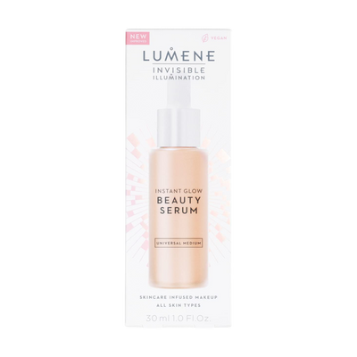 Lumene Invisible Illumination Instant Glow Beauty Serum recyclable packaging