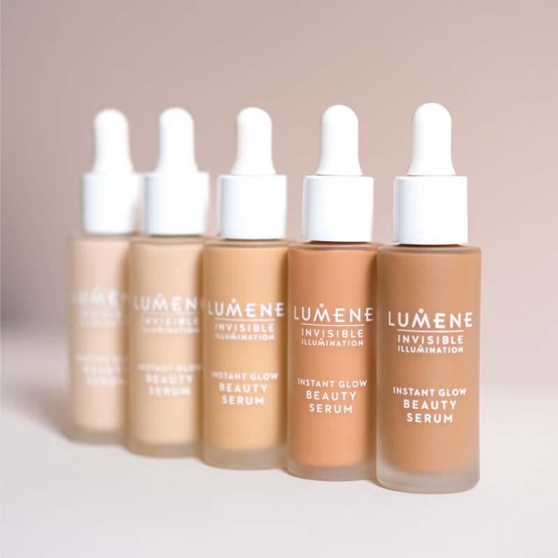 Lumene Invisible Illumination Instant Glow Beauty Serum collection