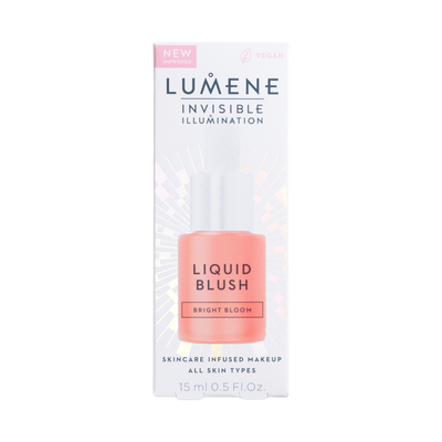 Lumene Invisible Illumination Liquid Blush - Bright Bloom recycable packaging