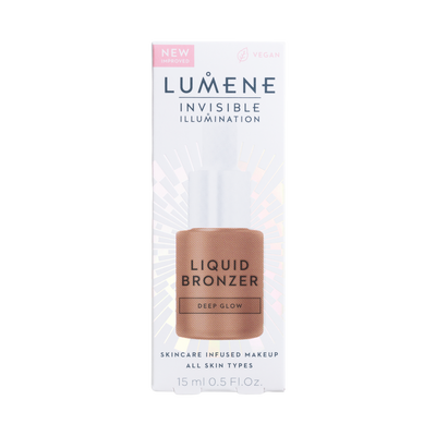 Lumene Invisible Illumination Liquid Bronzer - Deep Glow recycable packaging