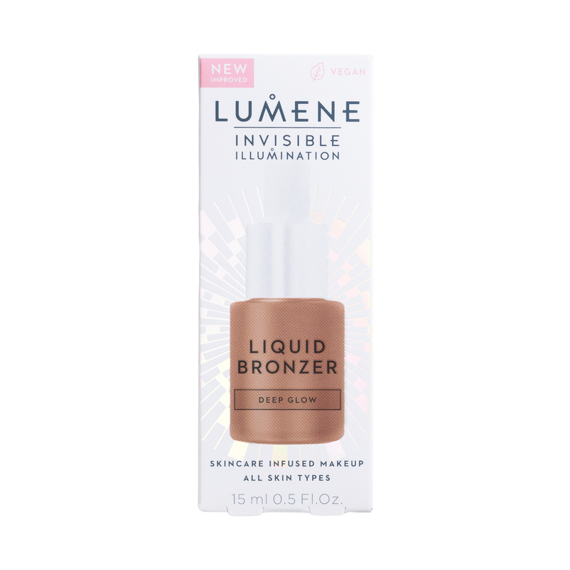 Lumene Invisible Illumination Liquid Bronzer - Deep Glow recycable packaging