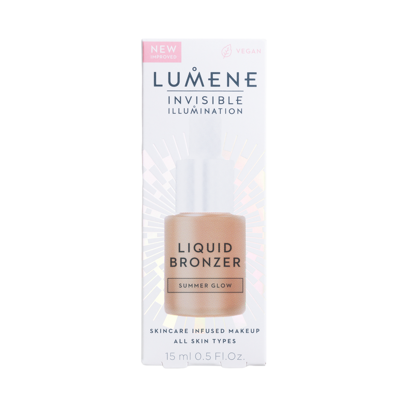 Lumene Invisible Illumination Liquid Bronzer - Summer Glow recycable packaging