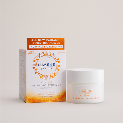 Lumene Nordic-C Glow Moisturizer biobased jar