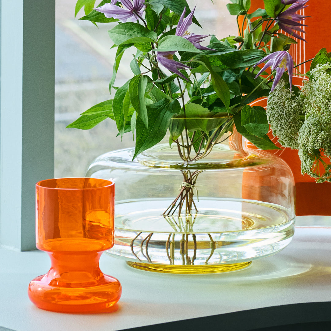 Marimekko Pokaali Orange Glass Vase – Touch of Finland