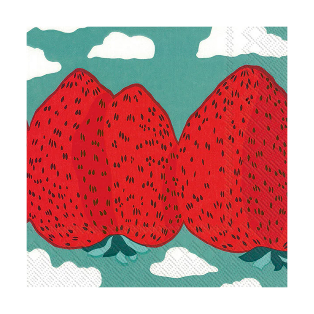 Marimekko Mansikkavuoret Lunch Napkins (20 Pack), image size:1080x1080