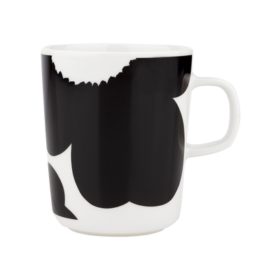 Marimekko 60th Anniversary Iso Unikko Mug, black/white