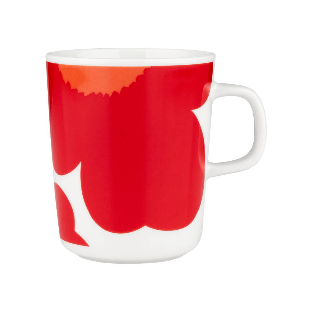 Marimekko 60th Anniversary Iso Unikko Mug, white/red – Touch of