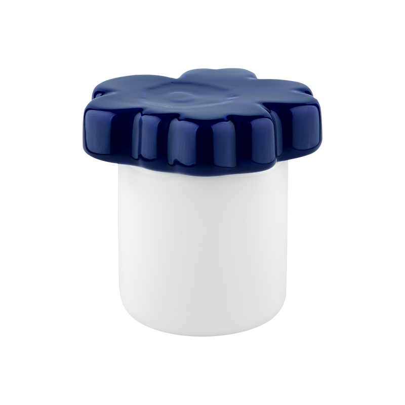 マリメッコUnikko 60Th Anniversary Collectible Marimekko 60th Anniversary Unikko Collectible Jar, blue