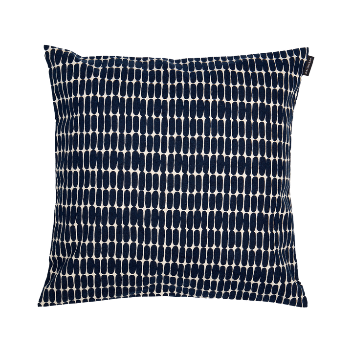 Marimekko Alku Cushion Cover, dark blue/linen – Touch of Finland