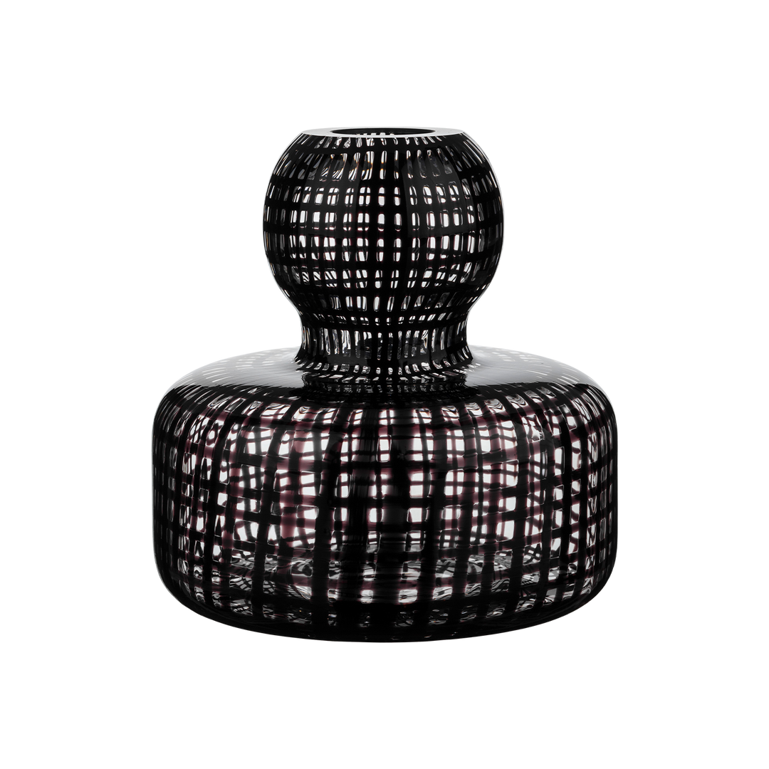カリーナ・セス・アンダーソンブラック花瓶／marimekko マリメッコ Marimekko-Black-Glass-Flower-