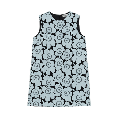 Marimekko Hahmo Unikko Marimini Dress, black/lt.blue