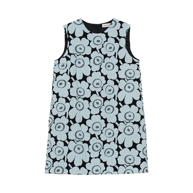 Marimekko Hahmo Unikko Marimini Dress, black/lt.blue