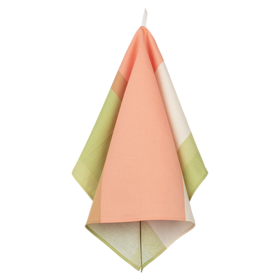 Marimekko Hennika Kitchen Towel, pear/off-white/powder
