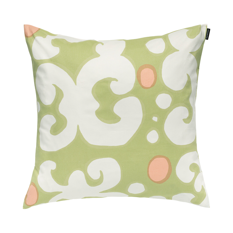 Marimekko Keidas Cushion Cover, pear/off-white/powder